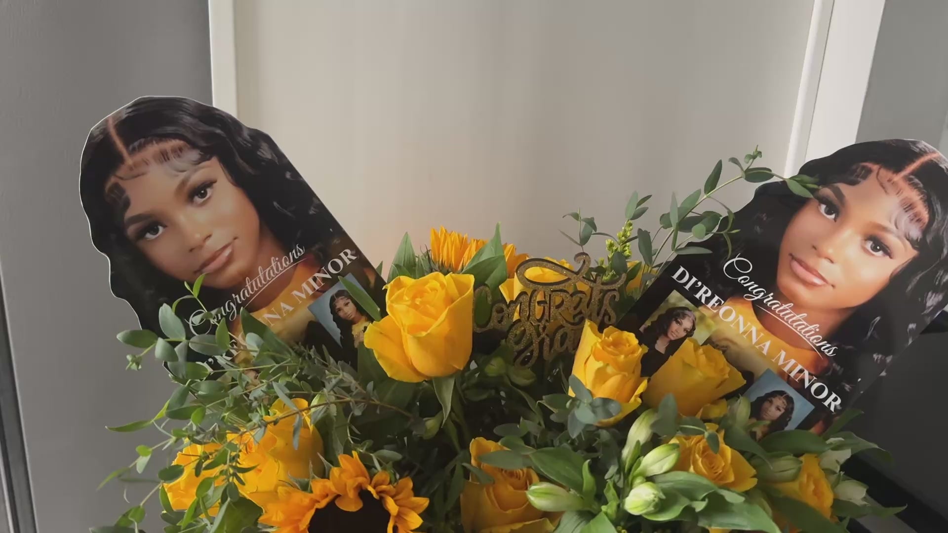Load video: Custom graduation bouquets 💐Limited spots available — order early